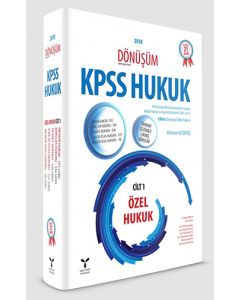 2018 Dönüşüm KPSS Hukuk - Özel Hukuk Cilt 1 Tamamı Çözümlü Çıkmış Sorular - 4 Kitap Set