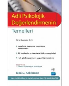 Adli Psikolojik Değerlendirmenin Temelleri