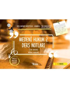 Medeni Hukuk 2 Ders Notları 