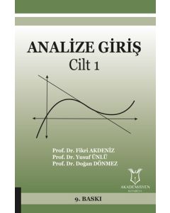 Analize Giriş Cilt 1