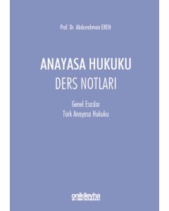 Anayasa Hukuku Ders Notları