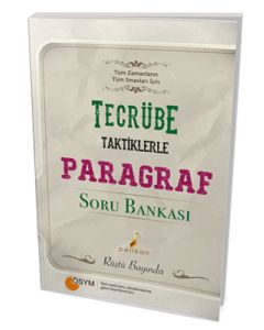 Tecrübe Taktiklerle Paragraf Soru Bankası
