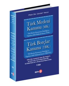 Türk Medeni Kanunu (MK.) - Türk Borçlar Kanunu (TBK.) (Ciltli)