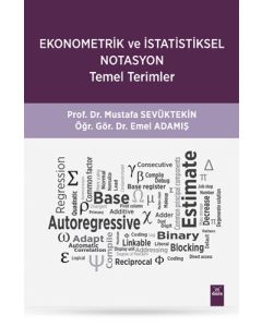 Ekonometrik ve İstatistiksel Notasyon Temel Terimler
