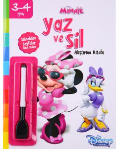 Disney Minnie - Yaz ve Sil Alıştırma Kitabı