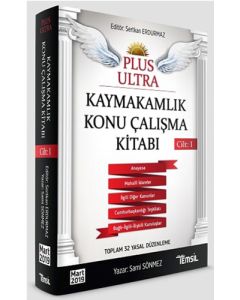 Plus Ultra Kaymakamlık Konu Çalışma Kitabı Cilt 1