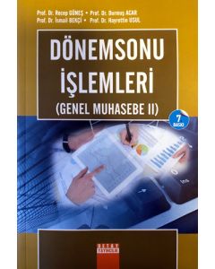 Dönemsonu İşlemleri 