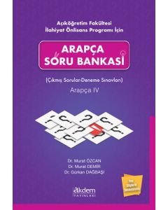 Açıköğretim Fakültesi İlahiyat Önlisans Programı İçin Arapça Soru Bankası