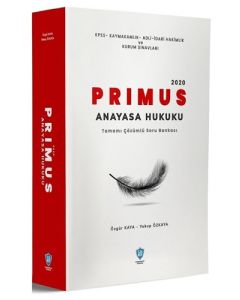 2020 PRIMUS Anayasa Hukuku Tamamı Çözümlü Soru Bankası
