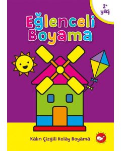 Eğlenceli Boyama - Kalın Çizgili Kolay Boyama