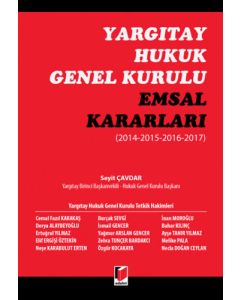 Yargıtay Hukuk Genel Kurulu Emsal Kararları (Ciltli)