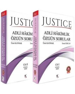Justice Adli Hakimlik Özgün Sorular (2 Cilt Takım)