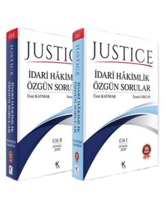 Justice İdari Hakimlik Özgün Sorular (2 Cilt Takım)