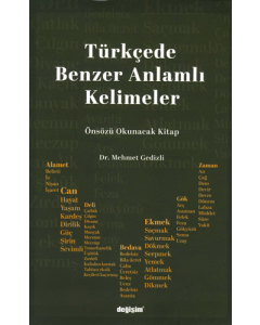 Türkçede Benzer Anlamlı Kelimeler