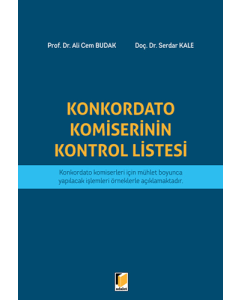 Konkordato Komiserinin Kontrol Listesi
