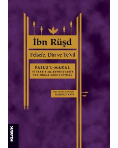 İbn Rüşd - Felsefe Din ve Te'vil