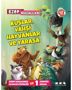 Kuşlar, Vahşi Hayvanlar Ve Yarasa - Ezop Masalları
