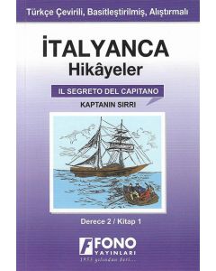 İtalyanca Hikayeler - Kaptanın Sırrı - Derece 2 (Cep Boy)