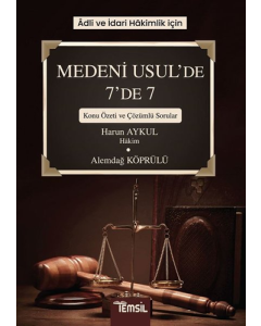 Adli ve İdari Hakimlik İçin Medeni Usul’de 7’de 7