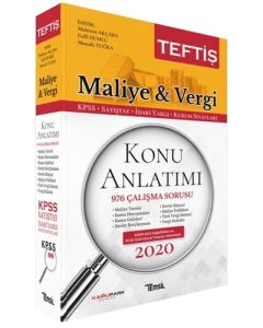 TEFTİŞ Maliye Vergi Hukuku Konu Anlatımı