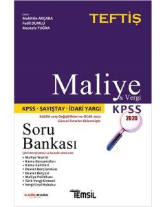 TEFTİŞ KPSS Maliye ve Vergi Hukuku Soru Bankası - 2020 