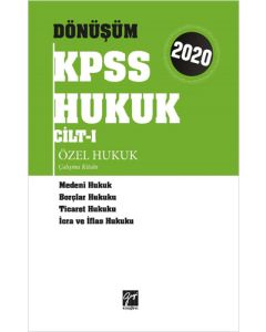 Dönüşüm KPSS Hukuk Cilt I - Kamu Hukuku Çalışma Kitabı 2020