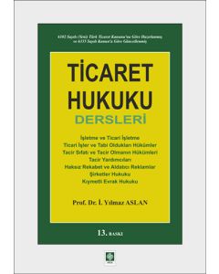 Ticaret Hukuku Dersleri 