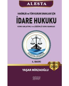 2020 Alesta Hakimlik ve Tüm Kurum Sınavları İçin İdare Hukuku 