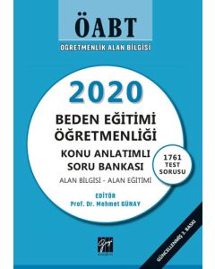 ÖABT Öğretmenlik Alan Bilgisi 2020 Beden Eğitimi Öğretmenliği Konu Anlatımlı Soru Bankası 