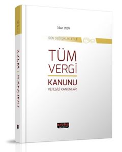 Tüm Vergi Kanunu ve İlgili Kanunlar (Cep Boy)