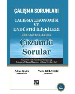 Çalışma Sorunları Çalışma Ekonomisi ve Endüstri İlişkileri 