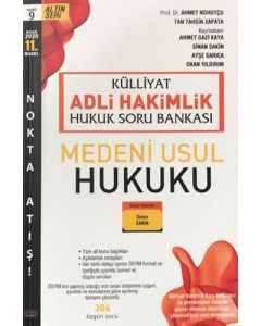 2020 Külliyat Adli Hakimlik Hukuk Soru Bankası - Medeni Usul Hukuku 
