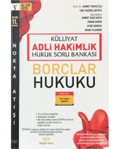 2020 Külliyat Adli Hakimlik Hukuk Soru Bankası - Borçlar Hukuku