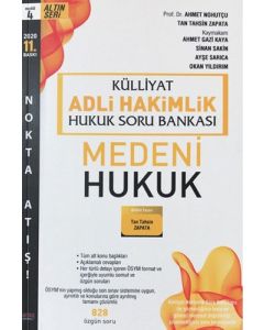 2020 Külliyat Adli Hakimlik Hukuk Soru Bankası - Medeni Hukuk 