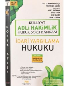 2020 Külliyat Adli Hakimlik Hukuk Soru Bankası - İdari Yargılama Hukuku