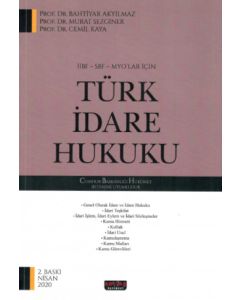  İİBF - SBF - MYO'lar için Türk İdare Hukuku