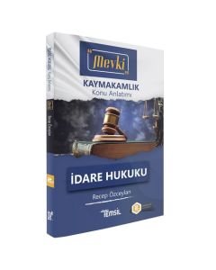2022 Mevki Kaymakamlık İdare Hukuku Konu Anlatımı