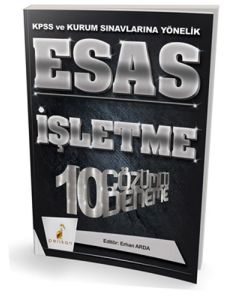  Esas İşletme 10 Çözümlü Deneme