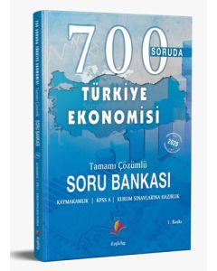 700 Soruda Türkiye Ekonomisi - Tamamı Çözümlü Soru Bankası 2020