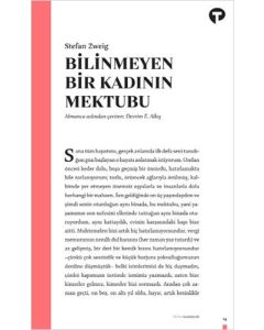 Bilinmeyen Bir Kadının Mektubu