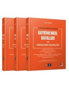Uygulamaya İlişkin Tüm Yönleriyle Gayrimenkul Davaları ve Yargılama İşlemleri (3 Cilt Takım) (Ciltli)