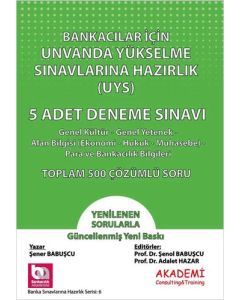 Bankacılar İçin Unvanda Yükselme Sınavına Hazırlık (UYS) - 5 Adet Deneme Sınavı
