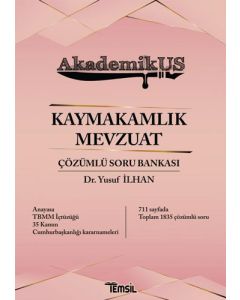 AkademikUS Kaymakamlık Mevzuat Çözümlü Soru Bankası