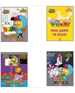 Kral Şakir Boyama (4 Kitap)