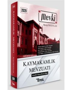 2020 Mevki Kaymakamlık Mevzuatı