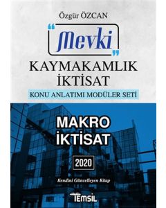 Mevki Makro İktisat (Kaymakamlık İktisat) 2020