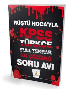 Rüştü Hoca'yla KPSS Türkçe Soru Avı 101 Çözümlü Soru