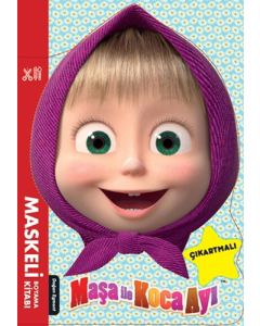 Maşa İle Koca Ayı - Maskeli Boyama Kitabı