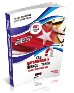 KAS Kaymakamlık Sınavı Türkçe-Tarih Test Soru Bankası