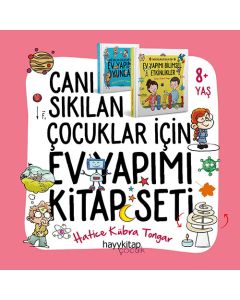 Canı Sıkılan Çocuklar İçin Ev Yapımı 2’li Kitap Seti (8+ Yaş)